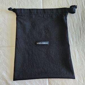 Dolce & Gabbana Black Drawstring Dust Bag